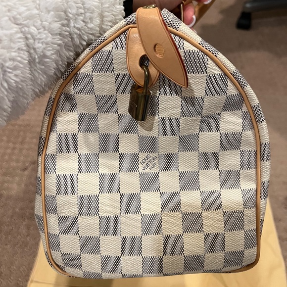 Louis Vuitton Speedy 30 in Damier Azur Canvas - Picture 6 of 16